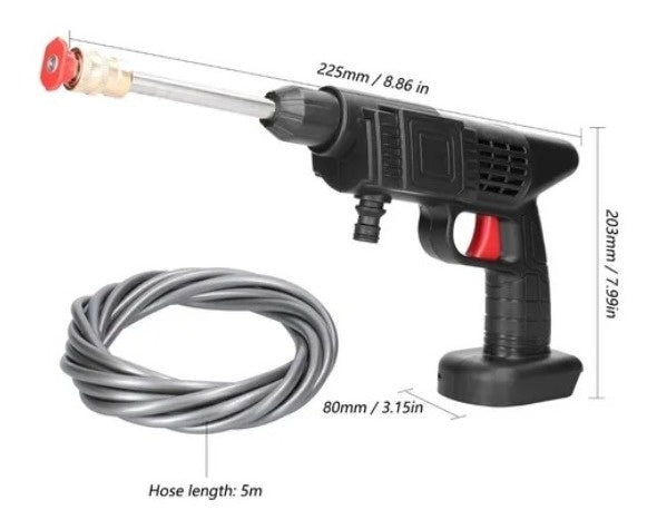 Hidrolavadora Portatil Lavadora Presion Carro Doble Bateria