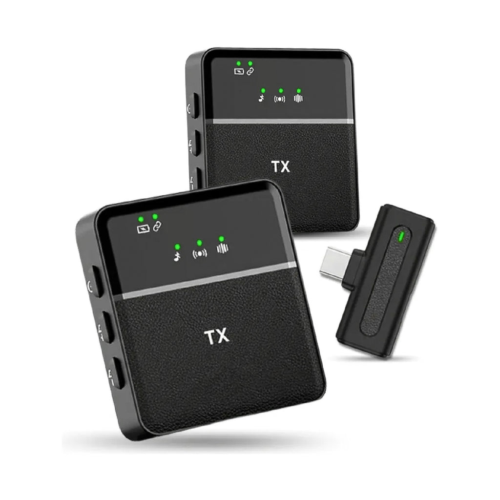 Microfono De Solapa Profesional Inalambrico Audio Claro Reduccion De Ruido Compatible Android Y Ios