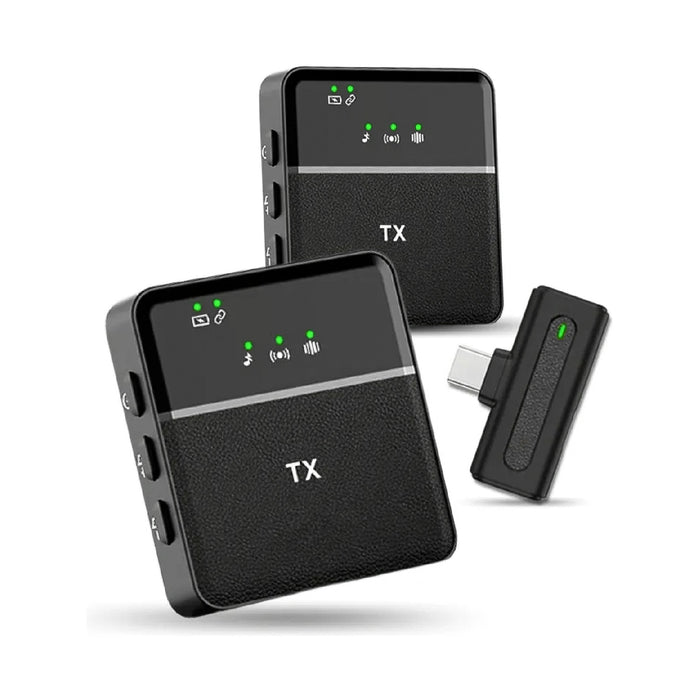Microfono De Solapa Profesional Inalambrico Audio Claro Reduccion De Ruido Compatible Android Y Ios