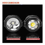 Linterna Multifuncional 10-1 Panel Solar Doble Lente 8000Lm