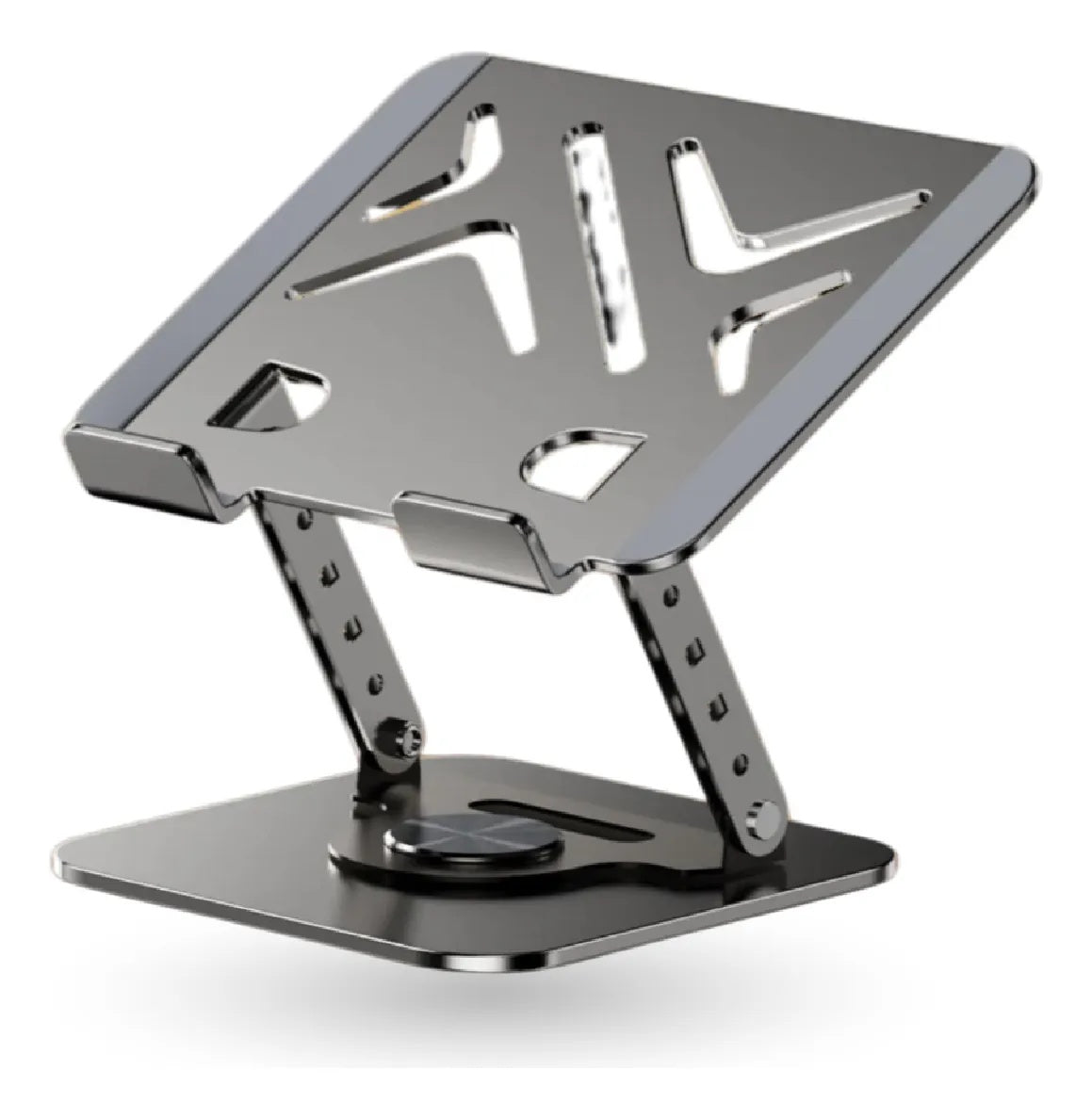 Soporte Portatil Laptop Hasta 20 Pulgadas Giratorio 360Deg Aluminio Ajuste Altura Ergonomico