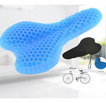 Cojin En Gel Para Sillin De Bicicleta Amortigua Golpes Funda