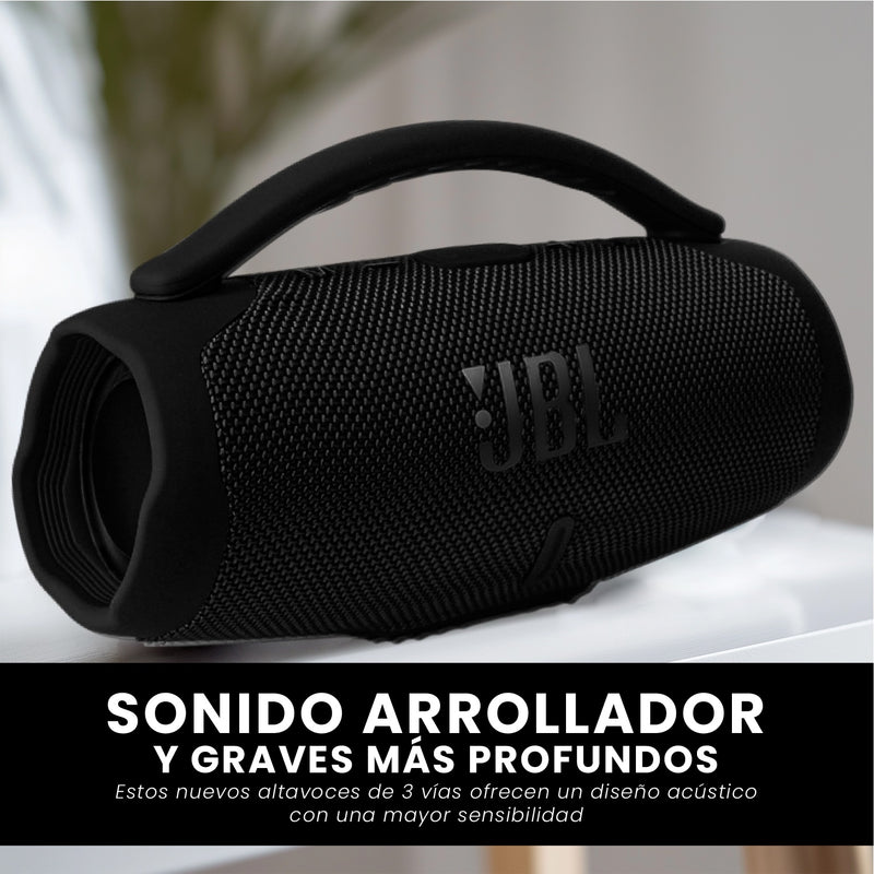 Parlante Mini Boom Box Bluetooth Jbl Inalambrico Negro Replic 1.1