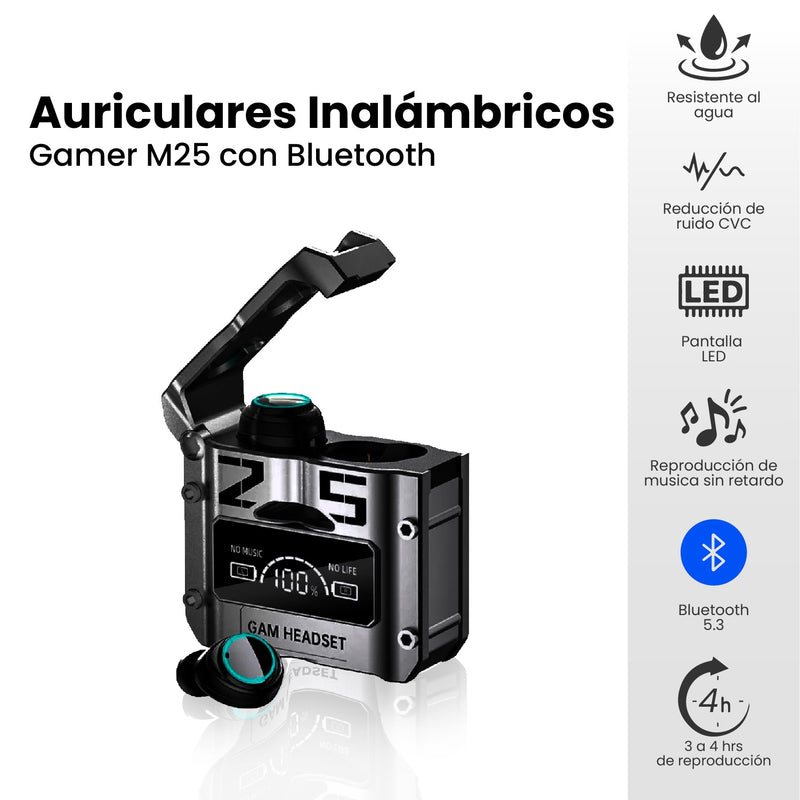 Combo 2 Pares De Auriculares Gr88 M25 Audifonos Bluetooth
