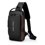 Bolso Manos Libres Mini Morral Hombre Tipo Pechera Antirrobo