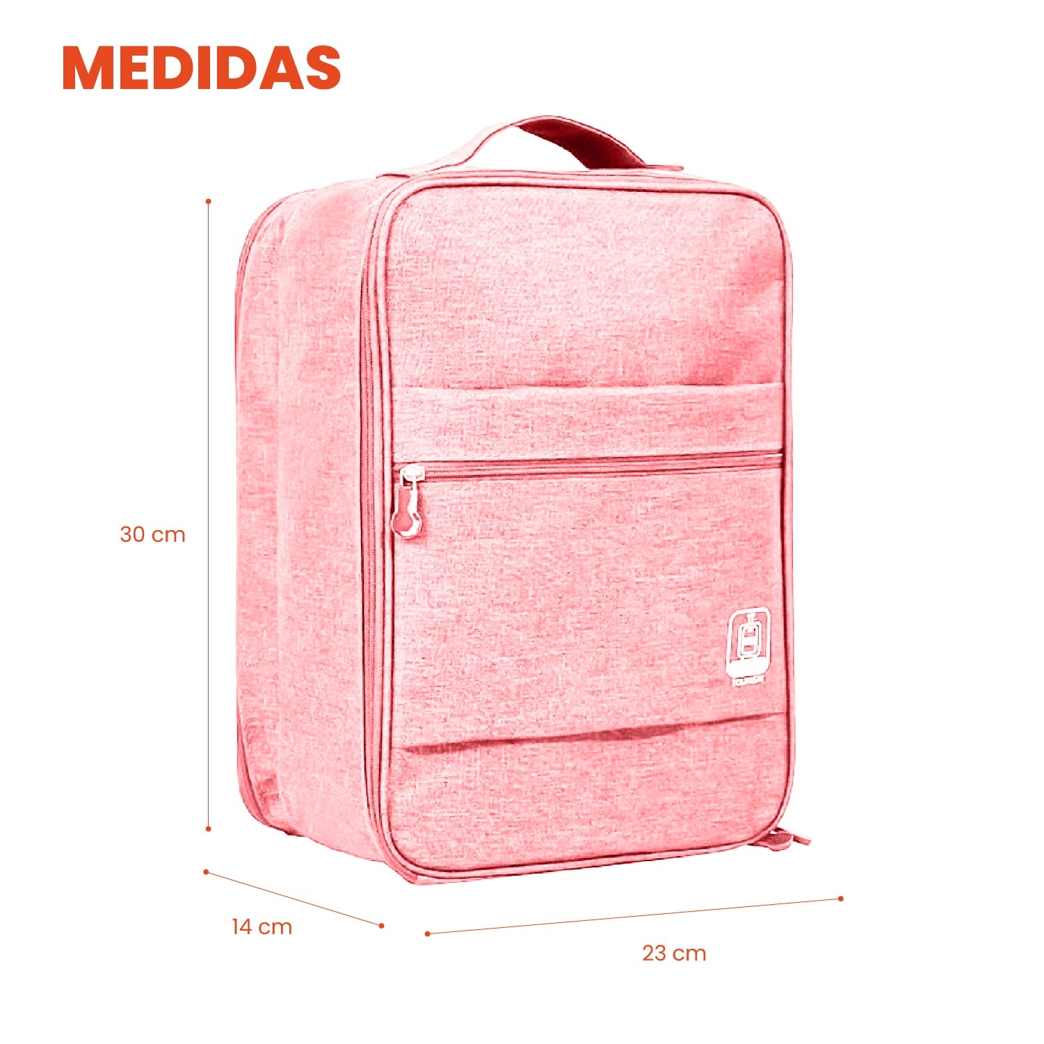 Combo Maleta Viajera + Organizadores Equipaje De Zapatos Y Cosmetiquera Maquillaje Rosa