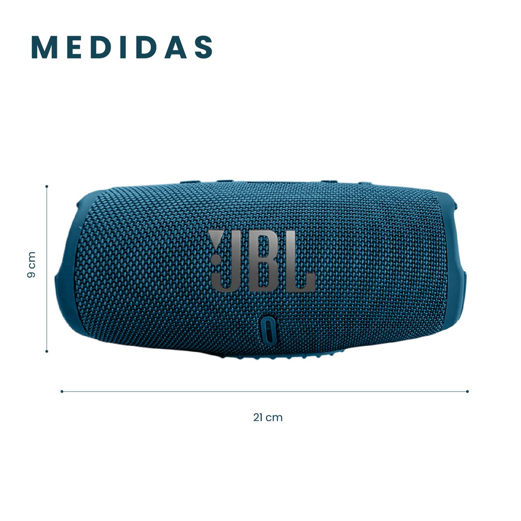 Parlante Jbl Charge 5 Replica 1.1 - Sonido Potente, Bluetooth, Portatil Azul