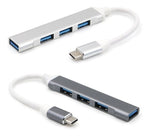 Adaptador Convertidor Metalico Tipo C / Usb Laptop Y Pc