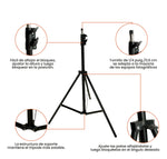Tripode Universal Ajustable Hasta 2M Con Tornillo De 1/4 Metalico