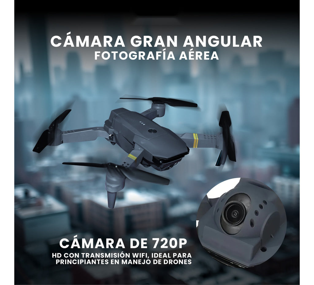 Drone Juguete Para Principiantes Aprendizaje Con Camara Acrobacias