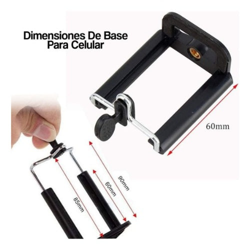 Tripode Con Soporte De Celular Y Control Bluetooth Portable