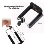 Tripode Con Soporte De Celular Y Control Bluetooth Portable