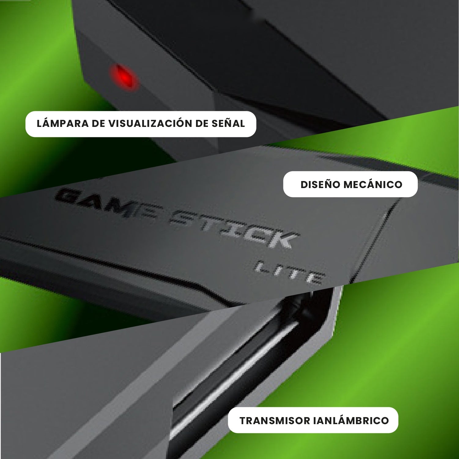 Consola Retro Game Stick 4K Con 20.000 Juegos Y 2 Controles Inalambricos