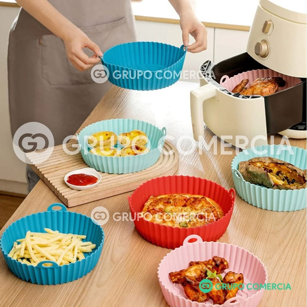 Silicona Molde Protector Para Horno Airfryer X 6 Tamanos