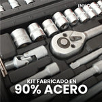 Juego De Copas Rache Puntas Extensor Estuche 46 Piezas