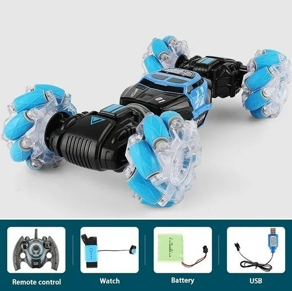 Carro Control Remoto Stunt 4X4 Sensor Manejo Movimiento Mano
