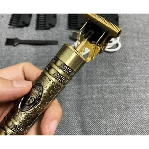 Maquina Patillera Afeitadora Barba Color Dorado