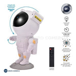 Proyector Estrellas Astronauta Lampara Nocturna Con Control