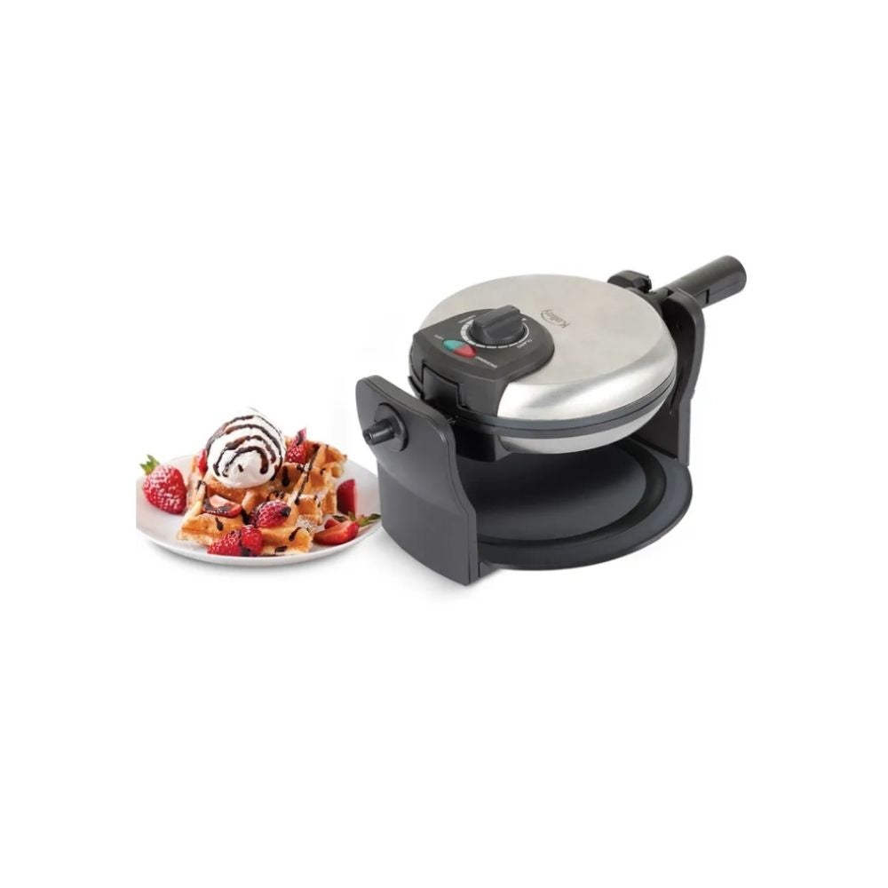 Waflera Electrica Kalley 750W Rotacion 180Deg Antiadherente Hogar