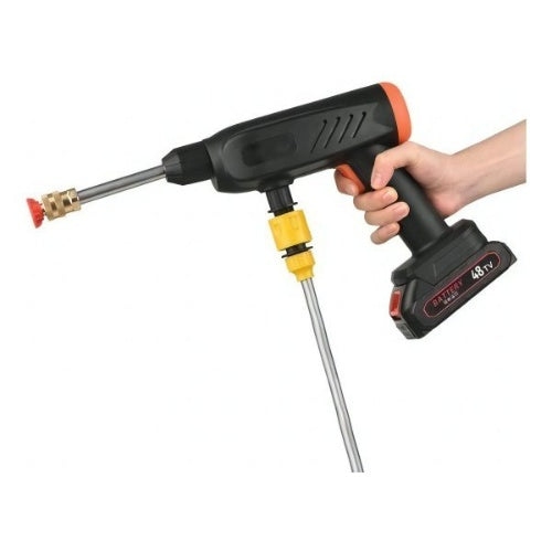 Hidrolavadora Inalambrica Pistola De Lavado Alta Presion Color Negrotomtary Gn-848