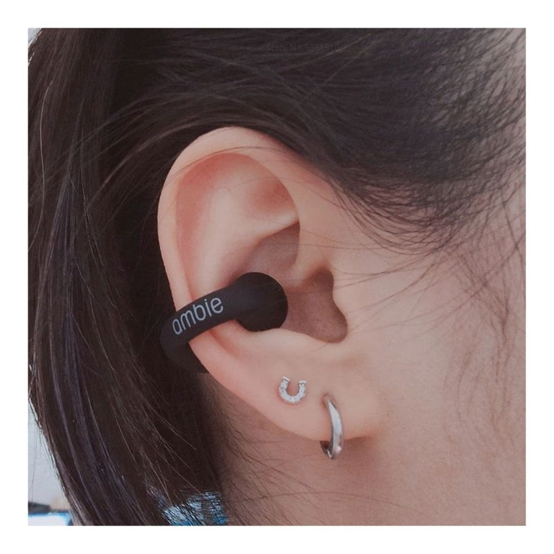 Auriculares Inalambricos Bluetooth Ambie Sound Earcuffs, Color Negro