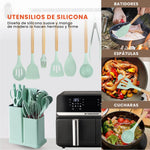 Freidora De Aire Nobelsound Air Fryer Doble Bandeja Con Accesorios Y Moldes 9 Litros