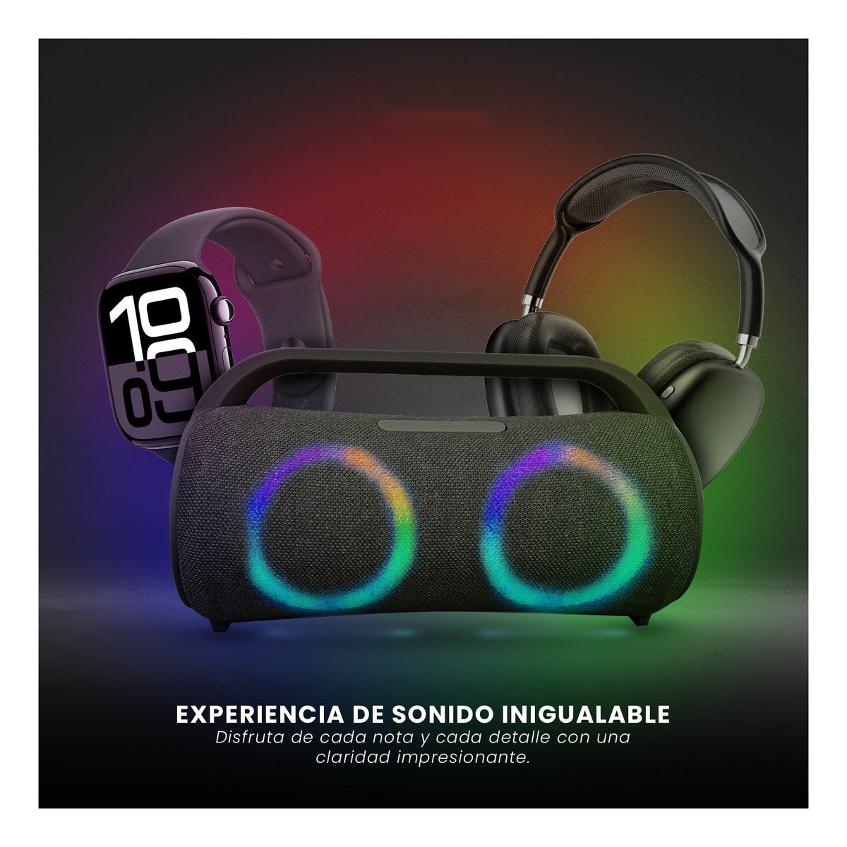 Regalo Perfecto Para Papa Reloj Smartwatch Audifonos Pro Parlante Mega Bass