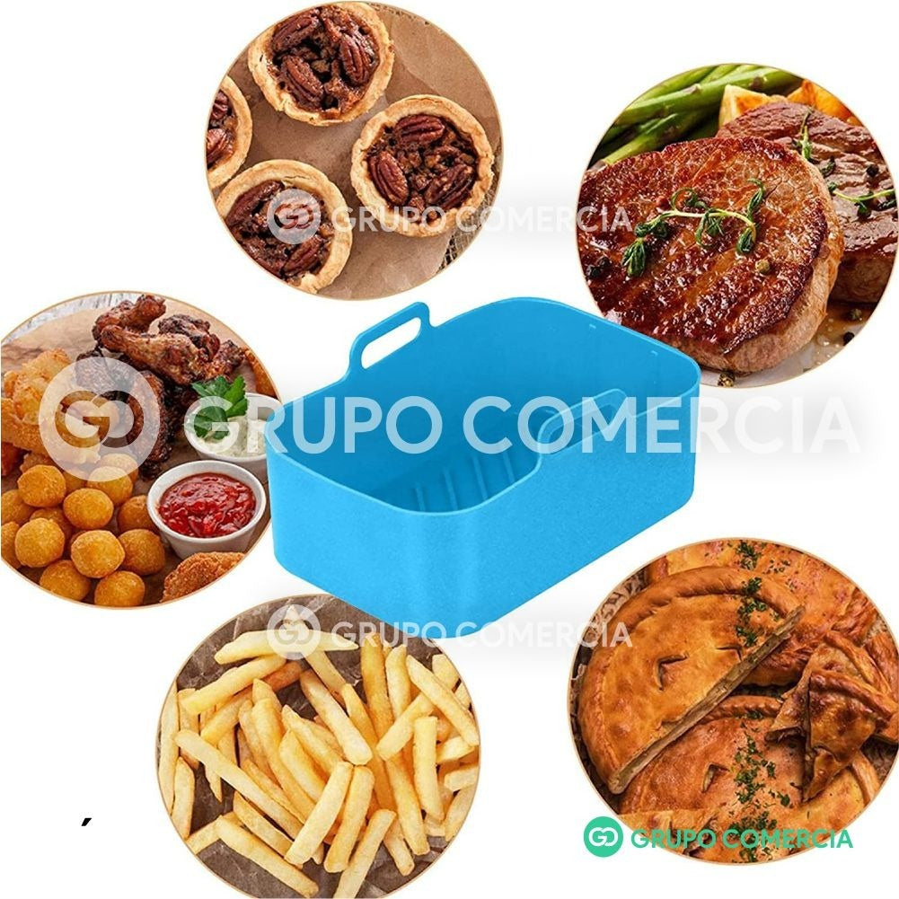 Molde Protector Para Freidora Airfryer Silicona Reutilizable
