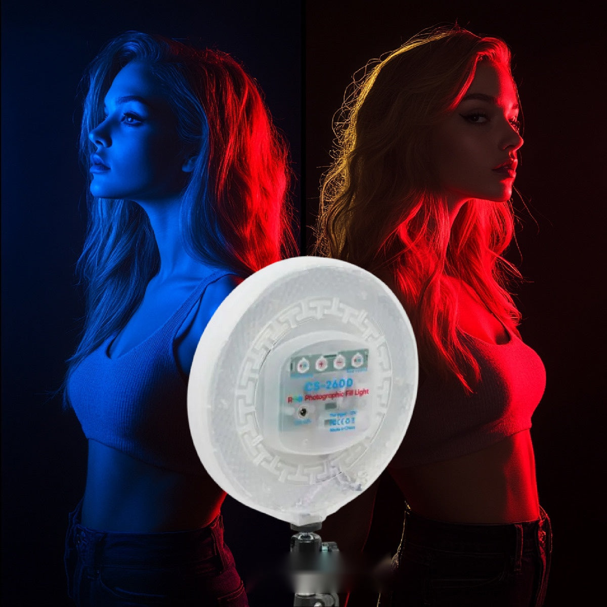 Panel Iluminacion Pro Creacion De Contenido Rgb Ajustable Tripode 2 Metros