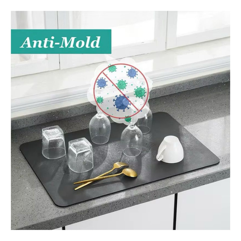 Alfombra Mini Para Cocina Hogar Absorbente De Agua Platero Anti Hongos Secado Rapido