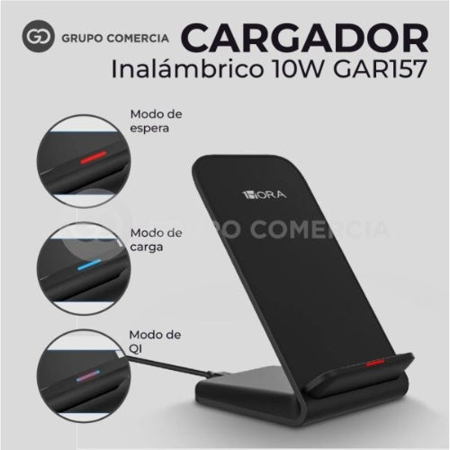 Cargador Inalambrico Soporte Carga Rapida Universal Original