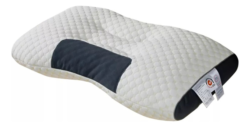 Almohada Ergonomica Cuello Dormir Mejor Confort Blanco