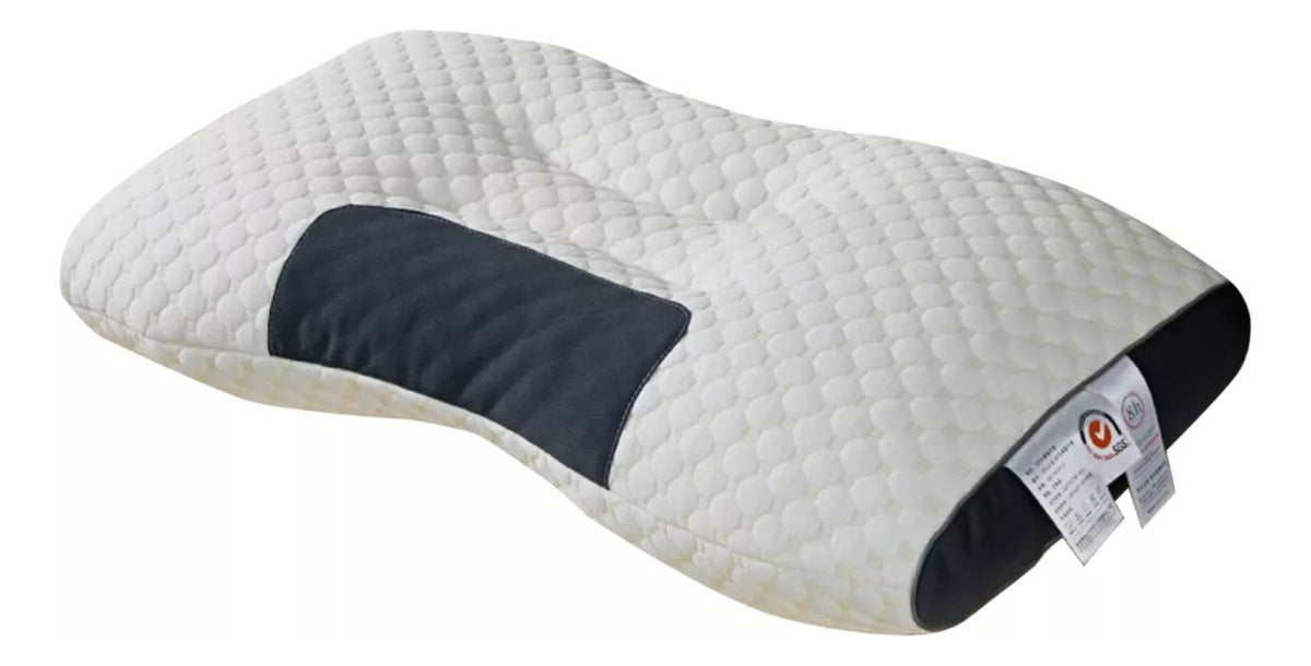 Almohada Ergonomica Cuello Dormir Mejor Confort Blanco