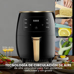Freidora De Aire 6L Airfryer Con Moldes Y Set De Cuchillos