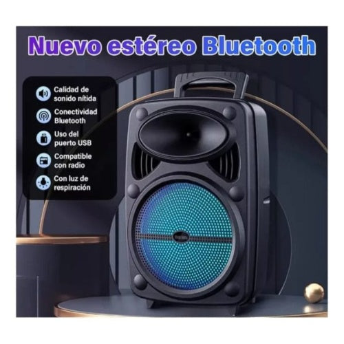 Parlante Cabina 8 Pulgadas Potente Big Sound Color Microfono