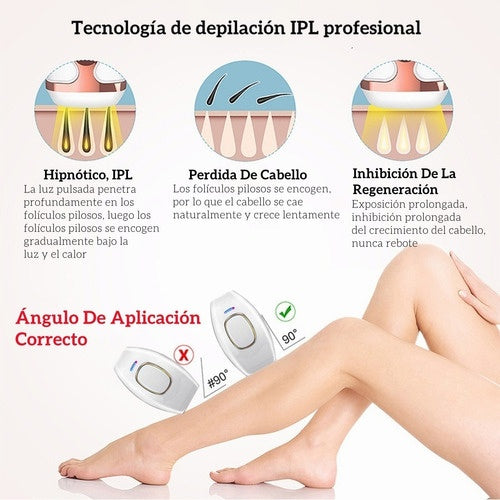 Depiladora De Luz Pulsada Laser Permanente Sin Dolor Lpl