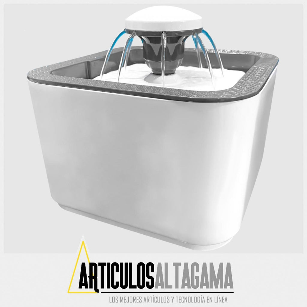 Fuente De Agua Para Gatos Perros Bebedero Para Mascotas Con 2 Filtros