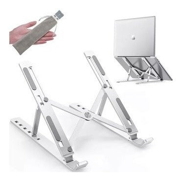 Base Para Pc Laptop Soporte Aluminio Flexible Epik Original