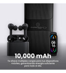 Power Bank Carga Inalambrica Y Cable 10.000Mah Carga Rapida