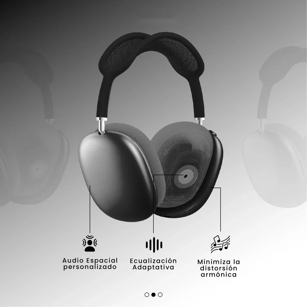 Audifonos Airpods Max 1.1 Replica Magnetica Full Sonido Bluetooth Estuche