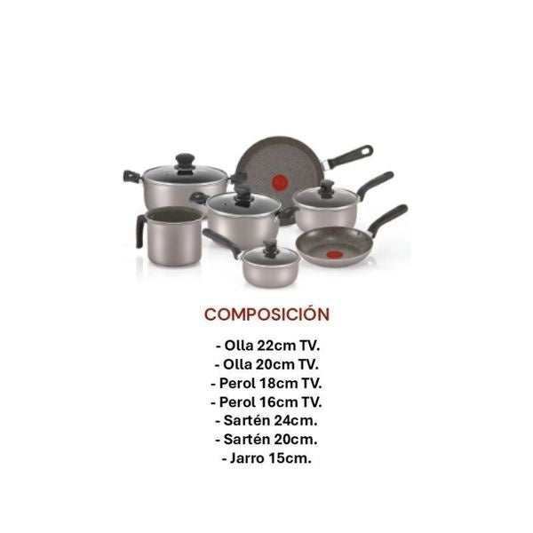 Bateria De Cocina Imusa 11 Piezas Antiadherente Ollas, Sartenes Y Peroles