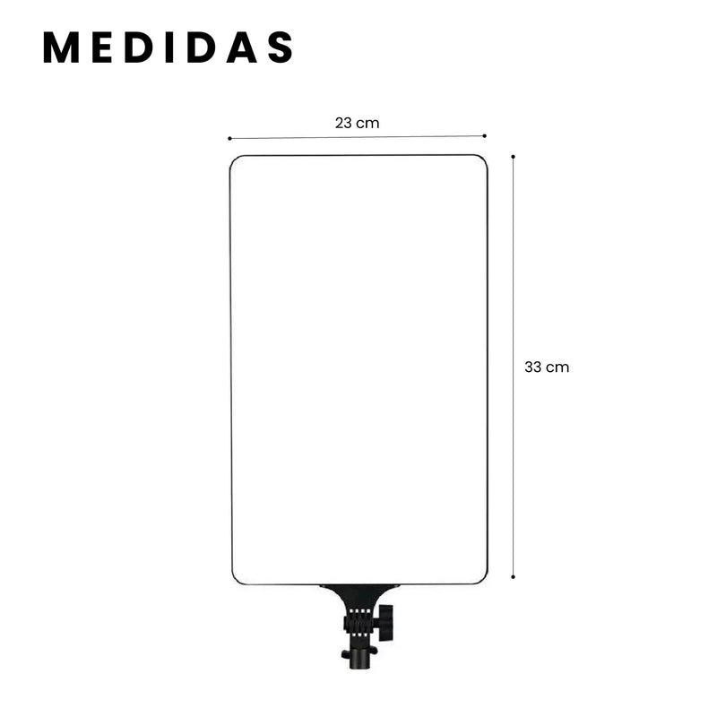 Panel De Luz Profesional 4000W Tripode Control Remoto Luz Blanco Puro Blanco Calido Luz Amarillo