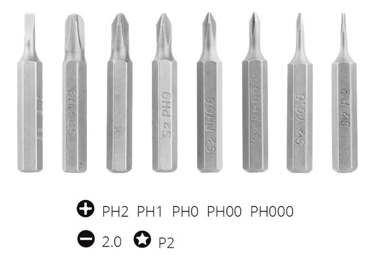 Destornillador Electrico Recargable 27 Piezas Milimetrico Electronico Innovo Portable