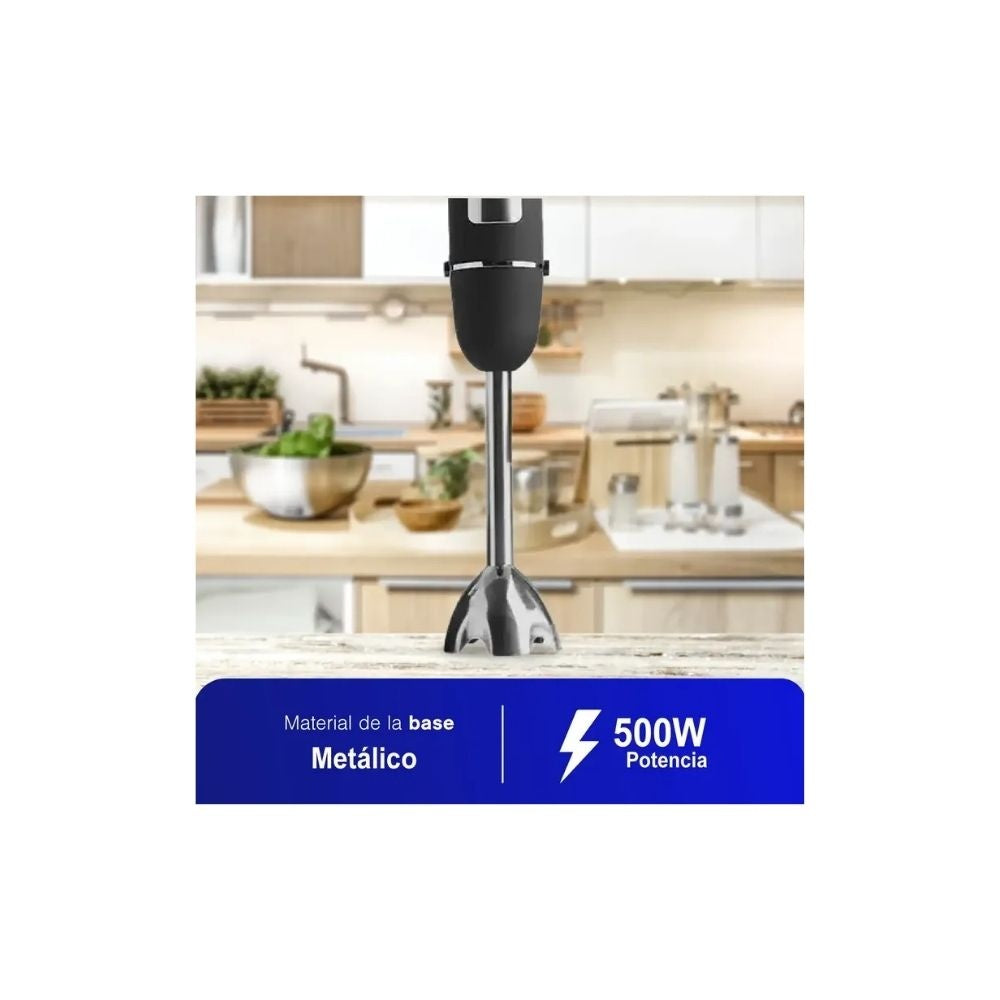 Batidora De Mano Kalley 500W - 5 Velocidades Picatodo