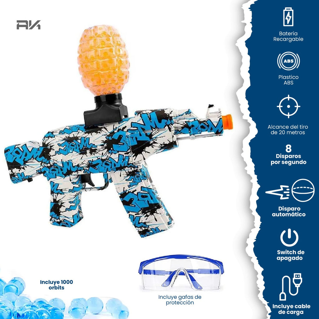 Pistola Juguete De Hidrogel Orbis Recargable Ninos