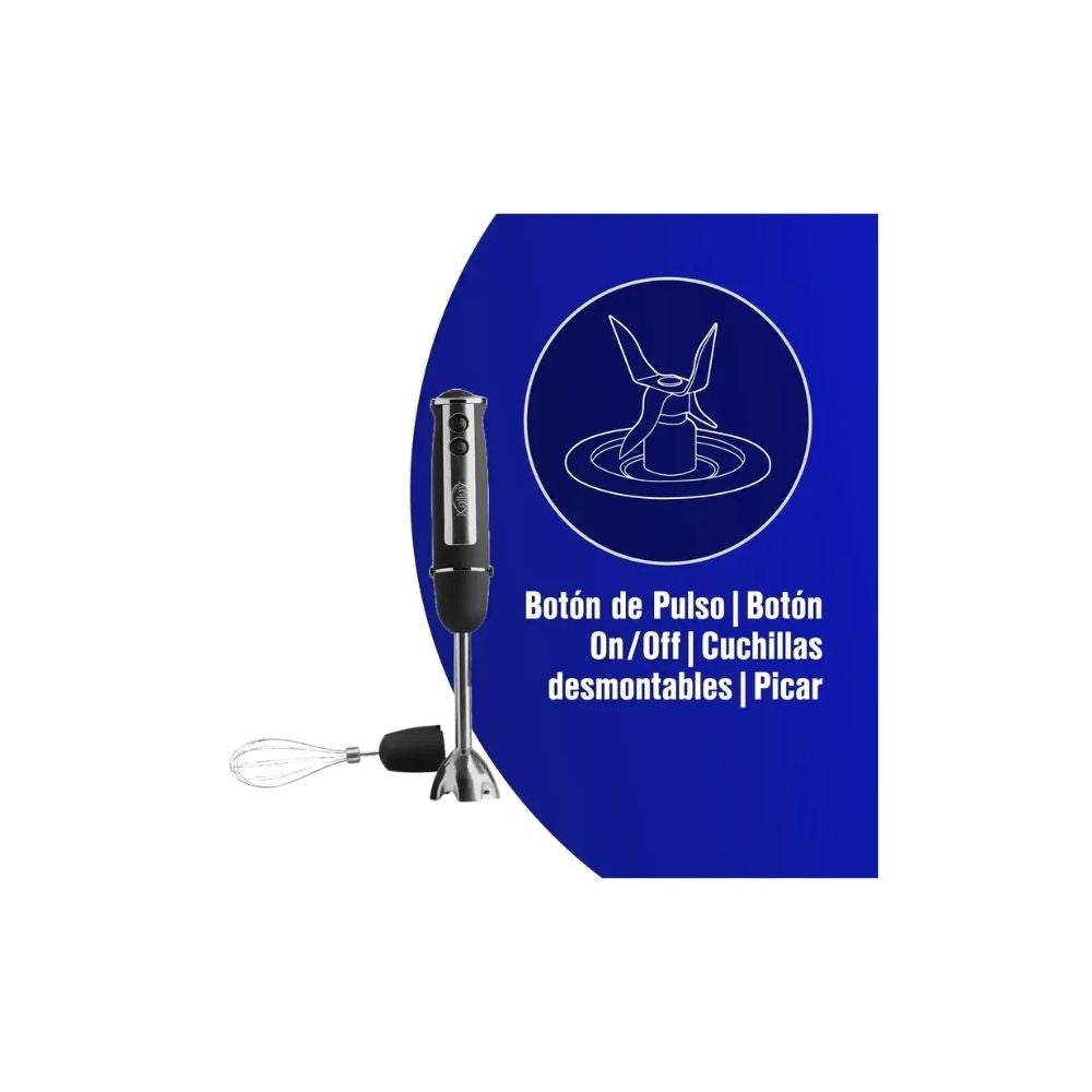 Batidora De Mano Kalley 500W - 5 Velocidades Picatodo