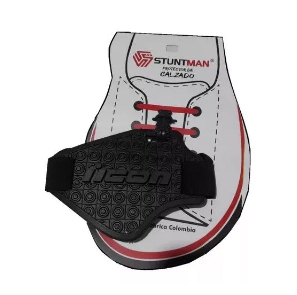 Combo Guantes Para Moto Icon Persuit Liso + Protector Para Zapato Moto