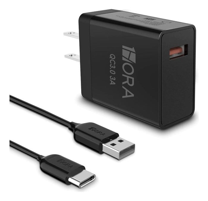 Cargador Carga Rapida Qualcom Usb A Tipo C Original 1Hora