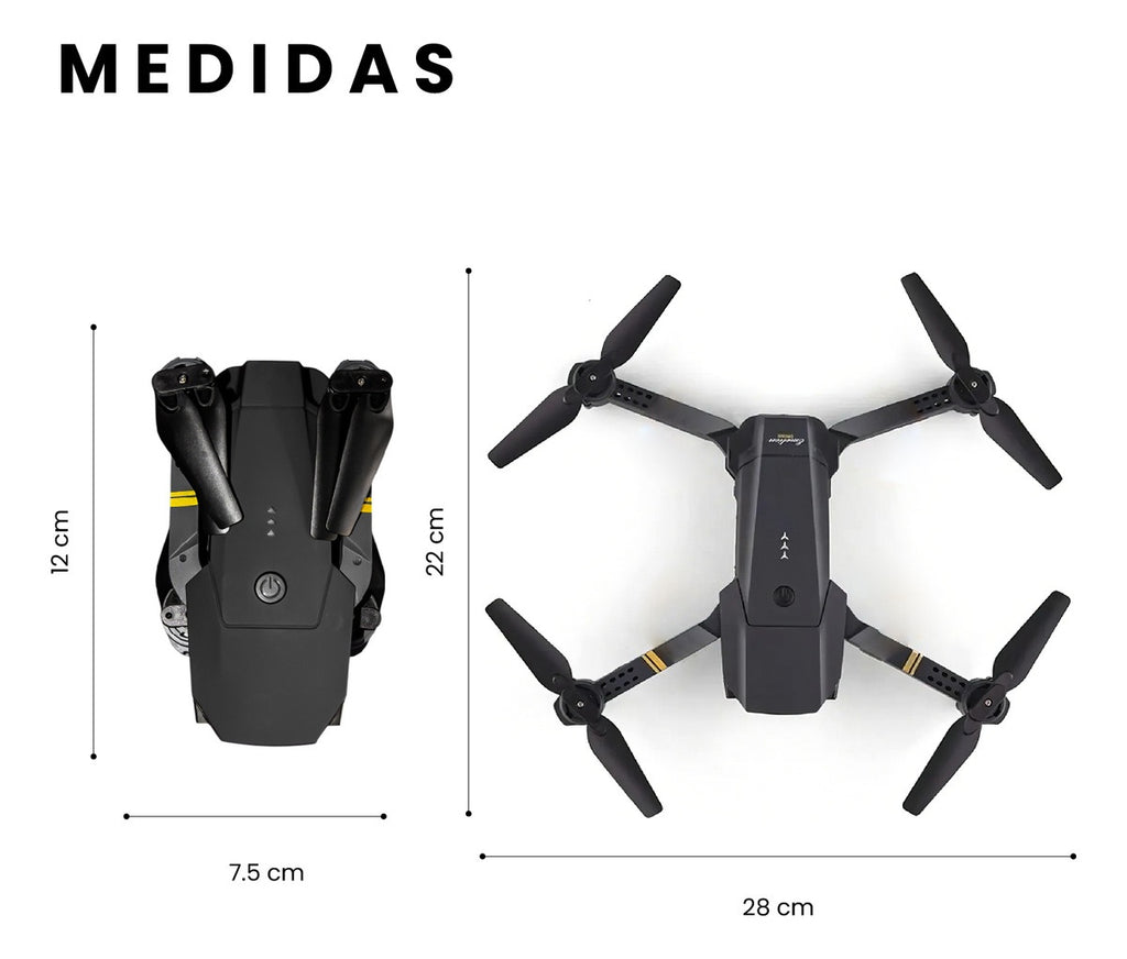 Drone Juguete Para Principiantes Aprendizaje Con Camara Acrobacias
