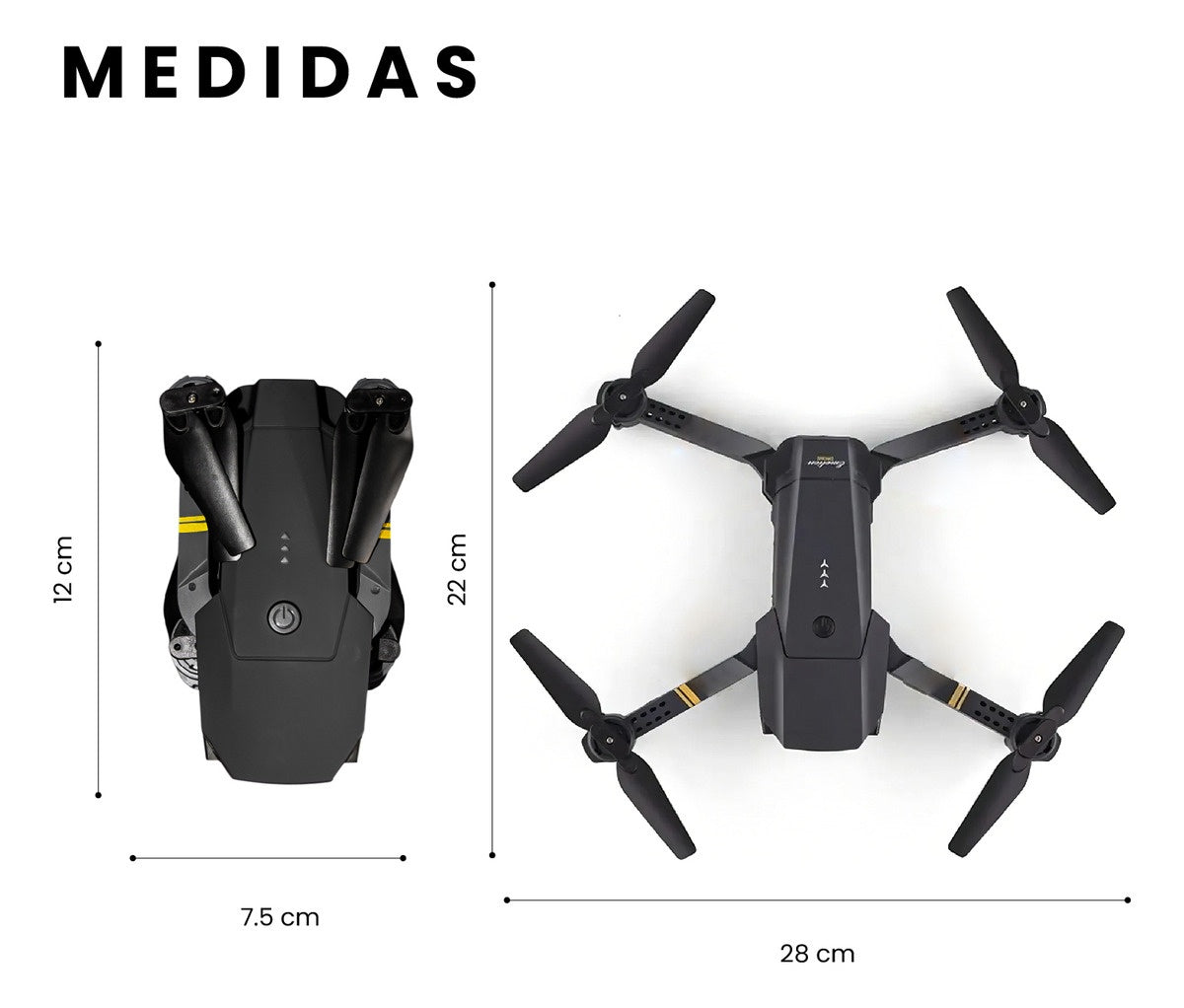 Drone Juguete Para Principiantes Aprendizaje Con Camara Acrobacias